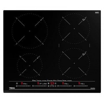 TEKA PLACA 60CMS INDUAO 4 ZONAS BISELADA