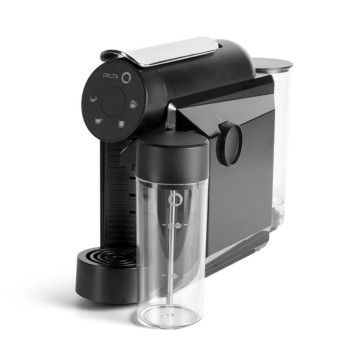 DELTA Q MAQUINA CAFE MINI MILK QOOL PRETA