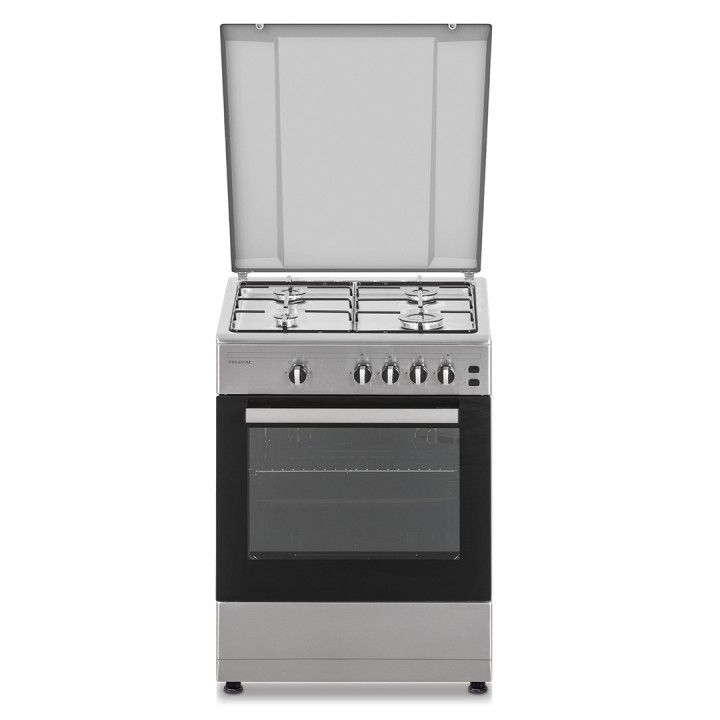 TELEFAC FOGAO 4G 855X600X630 FORNO GAS 55LT INOX