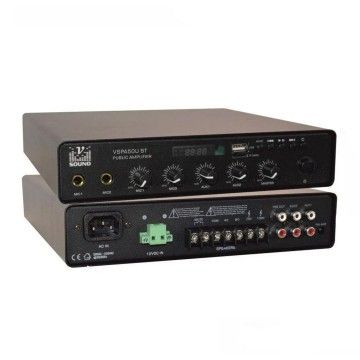VSOUND AMPLIFICADOR 12/230V 50W 100V/8/40HM USB MP3 BT FM