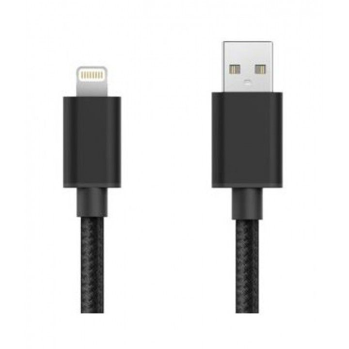 TECH FUZZION CABO USB LIGHTNING PRETO