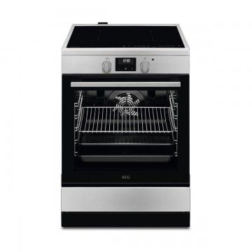 AEG FOGAO 4ZONAS INDUAO FORNO 73LT ELETRICO INOX A