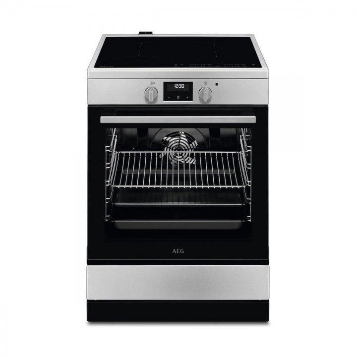 AEG FOGAO 4ZONAS INDUAO FORNO 73LT ELETRICO INOX A