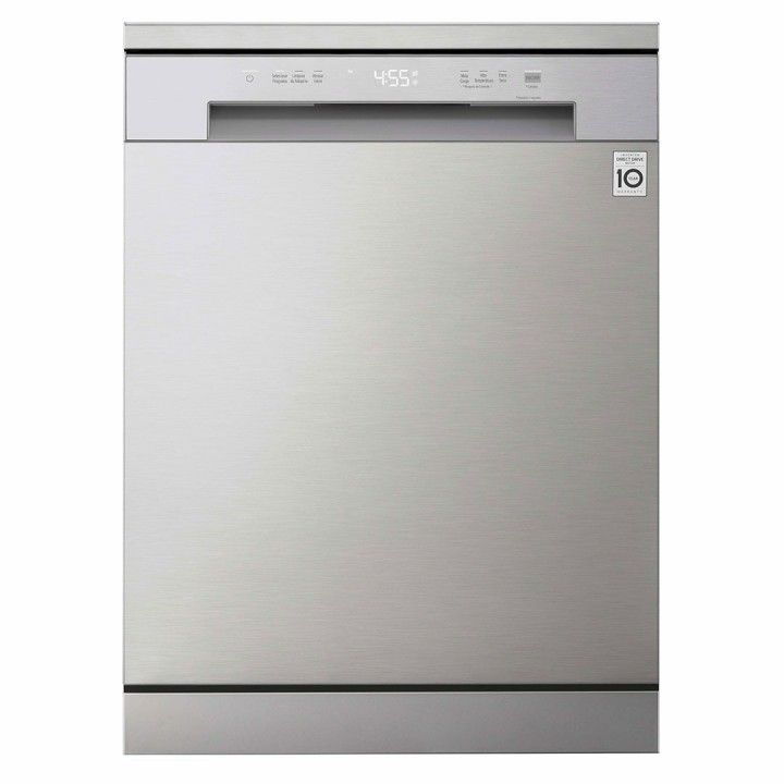 LG MAQUINA LOUA 7PROG 14TALHERES 2CESTOS INOX (D)