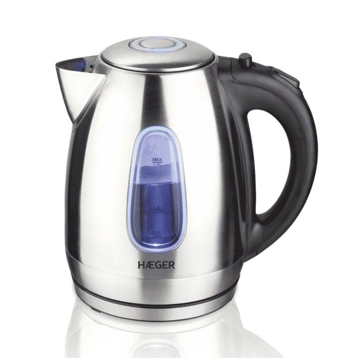 HAEGER JARRO TERMICO 1,7LT 2200W RESISTENCIA OCULTA INOX
