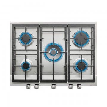 TEKA PLACA 5 GAS 70CMS GAS BUT C/ INJ.P/ GAS NAT INOX