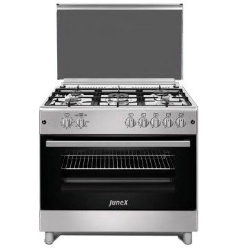 JUNEX FOGAO 90X60CM 5GAS (1WOK) BUT FORNO MAXI 109LT INOX