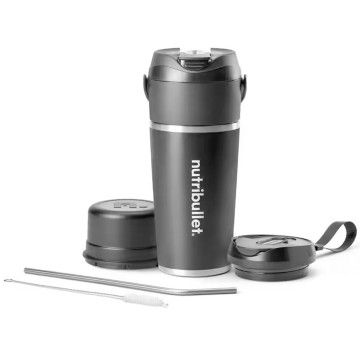 NUTRIBULLET LIQUIDIFICADORA PORTATIL E COPO ISOLADO AO INOX