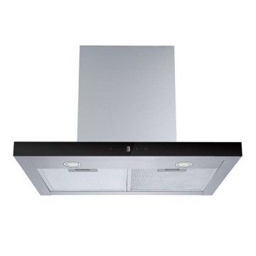 CONFORTEC CHAMINE 70CM 800M3H VIDRO PRETO INOX (A)