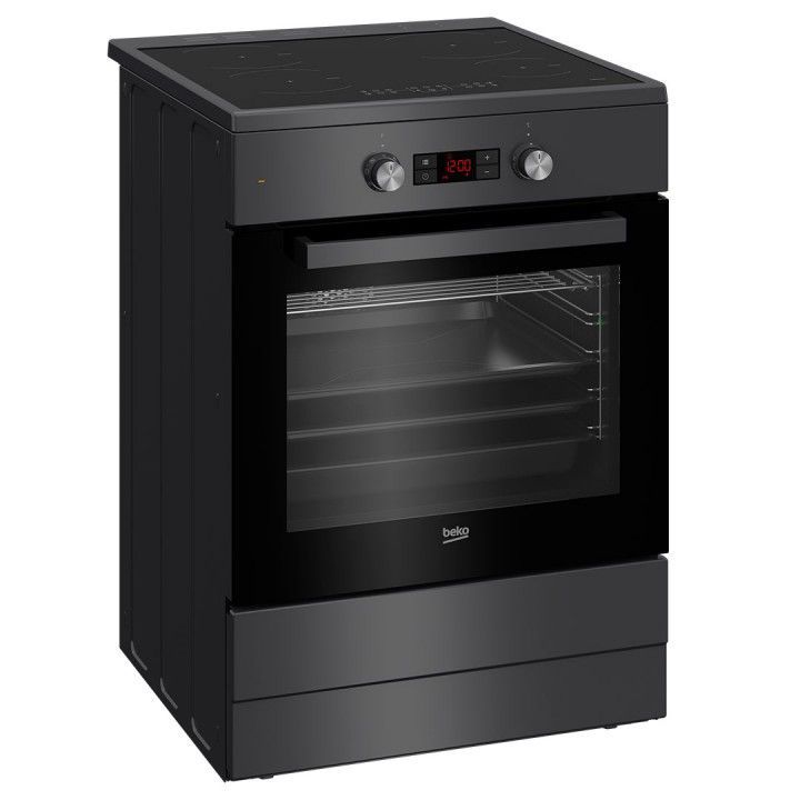 BEKO FOGAO 60X60CM PLACA INDUÇAO 4ZONAS FORNO MULTIF INOX A BEKO FOGAO 60X60CM PLACA INDUÇAO 4ZONAS FORNO MULTIF INOX A