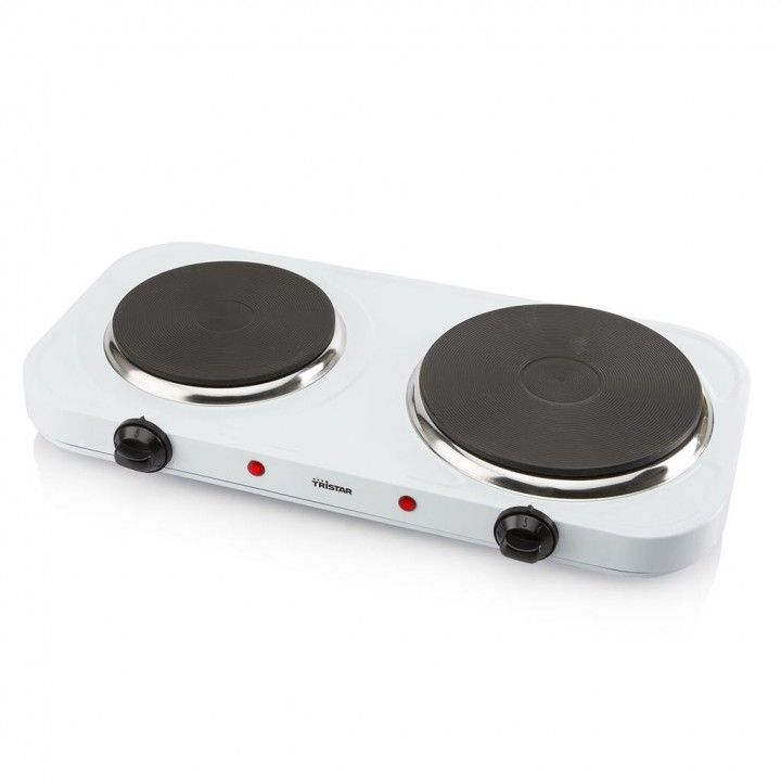 TRISTAR PLACA ELECTRICA 2 ZONAS 2500W BRANCA