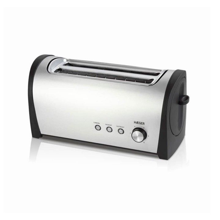 HAEGER TORRADEIRA 1400W 2 RANHURAS LONGAS INOX HAEGER TORRADEIRA 1400W 2 RANHURAS LONGAS INOX