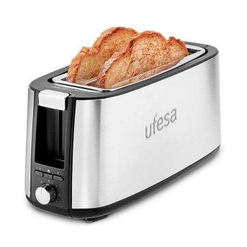 UFESA TORRADEIRA 750W 2 FENDAS INOX UFESA TORRADEIRA 750W 2 FENDAS INOX