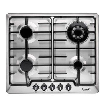 JUNEX PLACA 4G INOX GAS NAT C/INJ.GAS BUT JUNEX PLACA 4G INOX GAS NAT C/INJ.GAS BUT