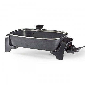 NEDIS FRIGIDEIRA ELECTRICA 200W 40CM ALUMINIO NEDIS FRIGIDEIRA ELECTRICA 200W 40CM ALUMINIO