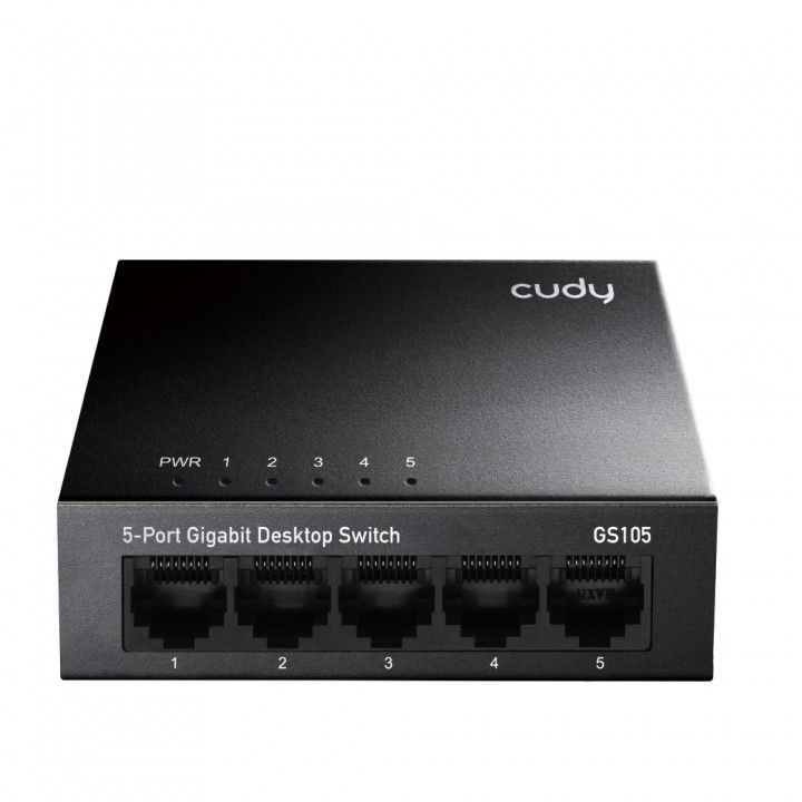 CUDY SWITCH DE MESA 5 PORTAS 10/100/1000 Mbps CUDY SWITCH DE MESA 5 PORTAS 10/100/1000 Mbps