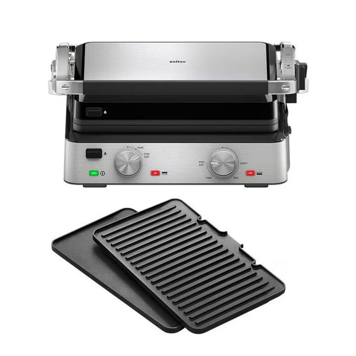 BRAUN GRELHADOR 2000W PLACAS AMOVIVEIS ANTI ADERENTES