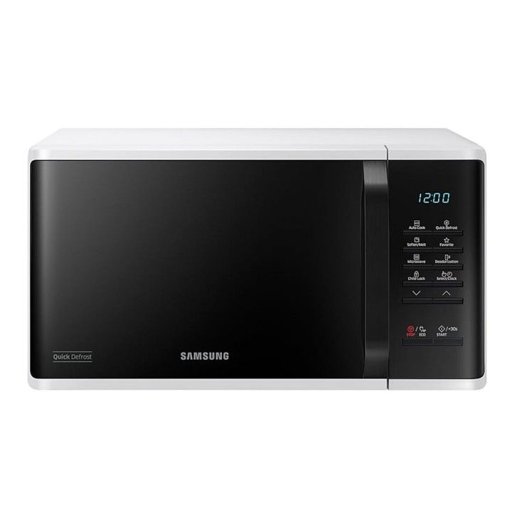 SAMSUNG MICROONDAS 23LT 800W S/GRILL BRANCO/PRETO SAMSUNG MICROONDAS 23LT 800W S/GRILL BRANCO/PRETO