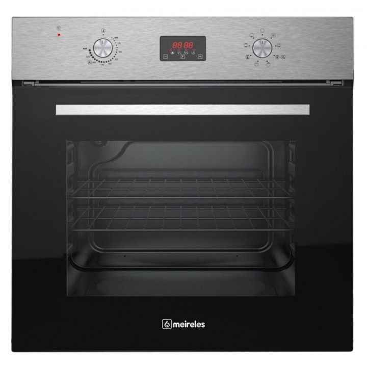 MEIRELES FORNO VENTILADO 8 FUNÇOES AQUALITICO INOX A MEIRELES FORNO VENTILADO 8 FUNÇOES AQUALITICO INOX A