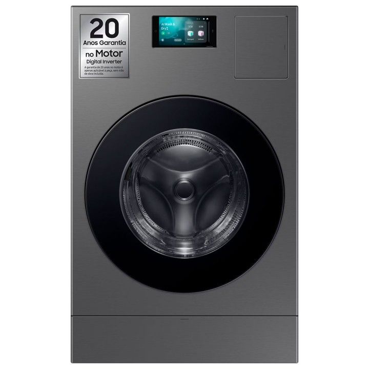 SAMSUNG MAQUINA LAVAR 18KG E SECAR 11KG 1000RT CINZA (A)