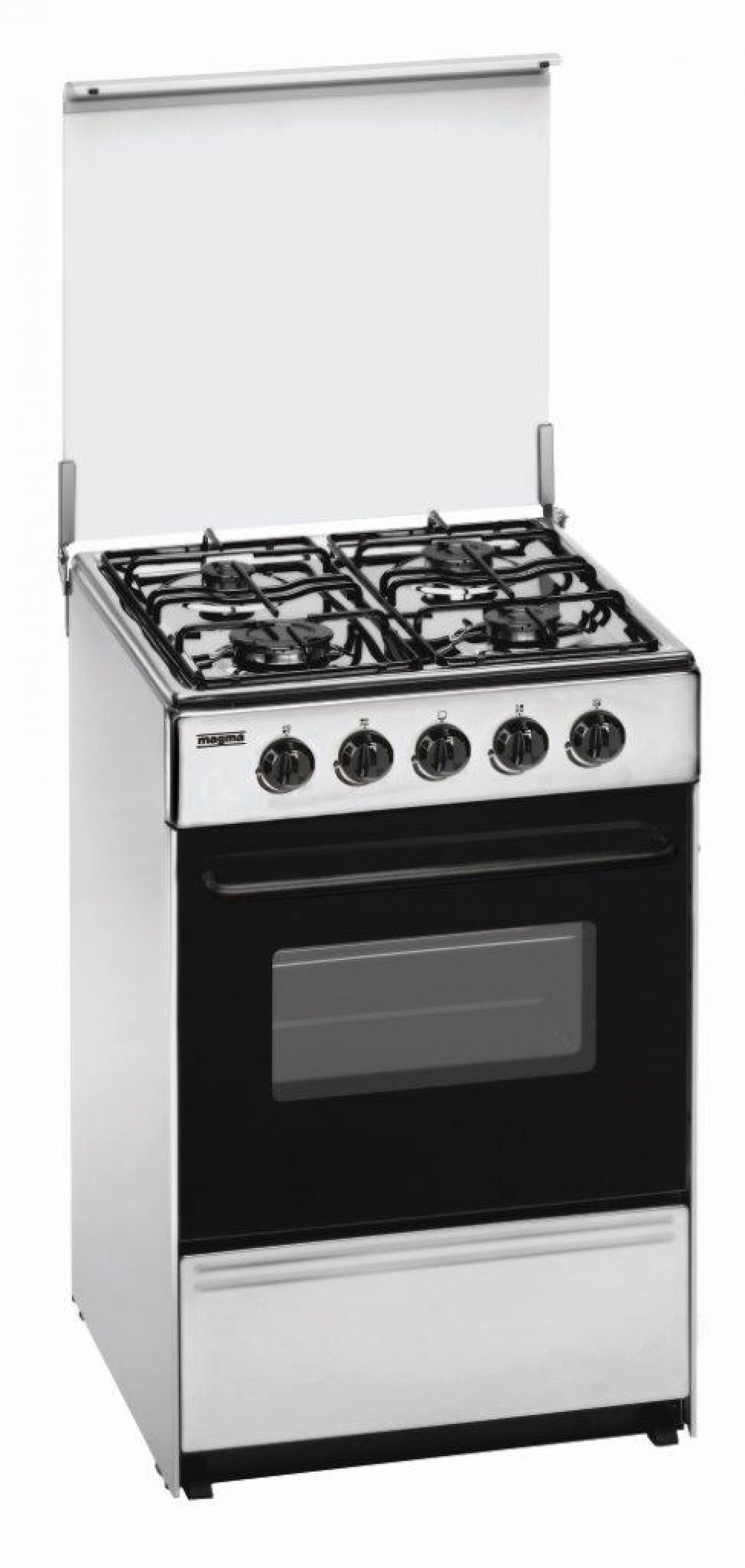 MAGMA FOGAO INOX 4 GAS FORNO GAS ESTUFA FIXA 53,5x56,5CM