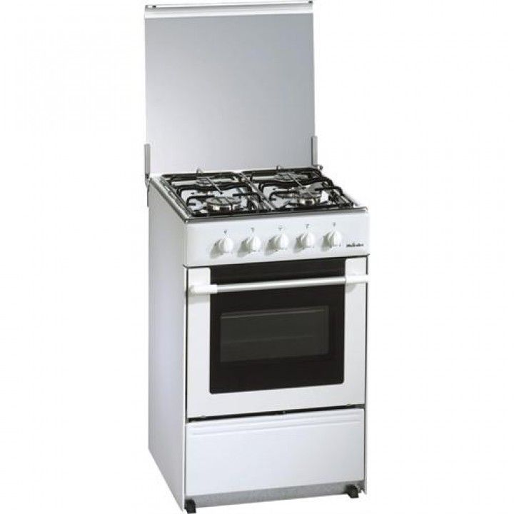 MEIRELES FOGAO BRANCO 4 GAS L53,5xP56,5CM ESTUFA FIXA VALV S