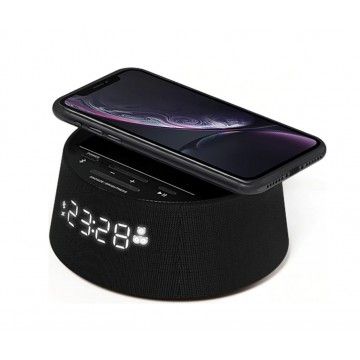 PHILIPS DESPERTADOR C/ CARREGADOR S/FIO PRETO