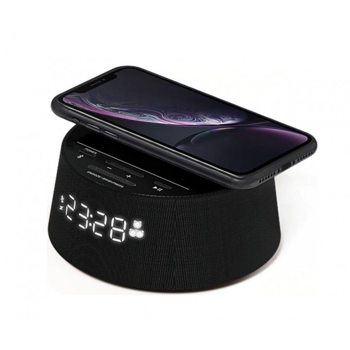 PHILIPS DESPERTADOR C/ CARREGADOR S/FIO PRETO