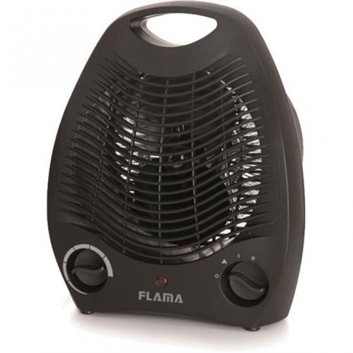 FLAMA TERMOVENTILADOR 2000W 2 NIVEIS AQUECIMENTO PRETO