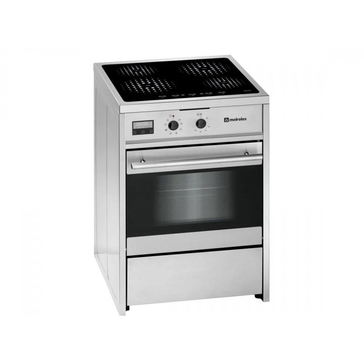 MEIRELES FOGAO 60CM INOX 4Z INDUÇAO FORNO ELECT A MEIRELES FOGAO 60CM INOX 4Z INDUÇAO FORNO ELECT A
