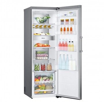 LG FRIGORIFICO 1PT 1,86X0,595X0,60 386LT NF INOX (D)