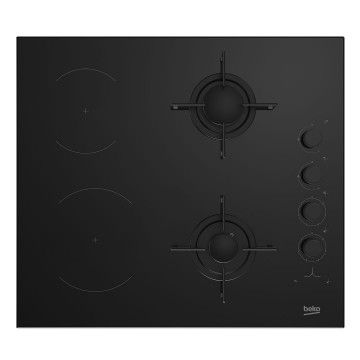BEKO PLACA VITRO 2 + 2 CRISTAL GAS