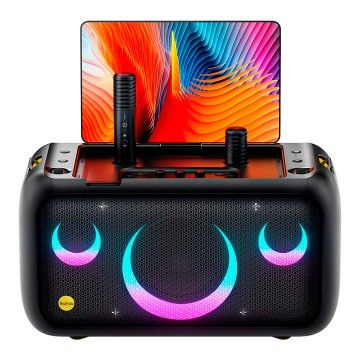IKARAO COLUNA PORTATIL BLUETOOTH KARAOKE 800W