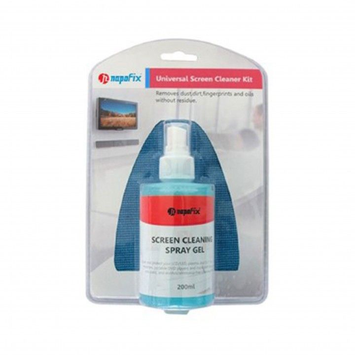 NAPOFIX KIT LIMPEZA PARA ECRAS 200ML