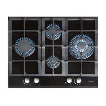 CATA PLACA CRISTALGAS 60CM 4GAS NAT C/INJ GAS BUT