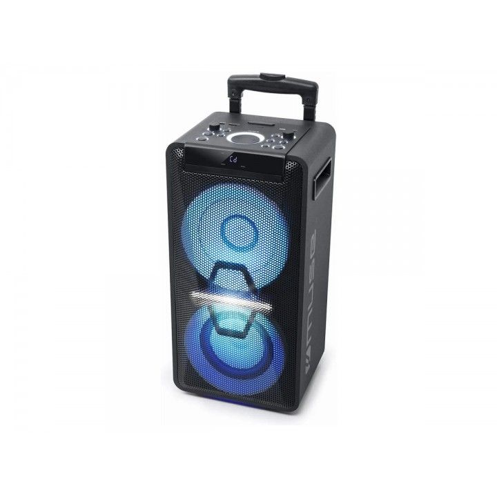 MUSE COLUNA AUDIO BLUETOOH CD C/ BATERIA USB 300W