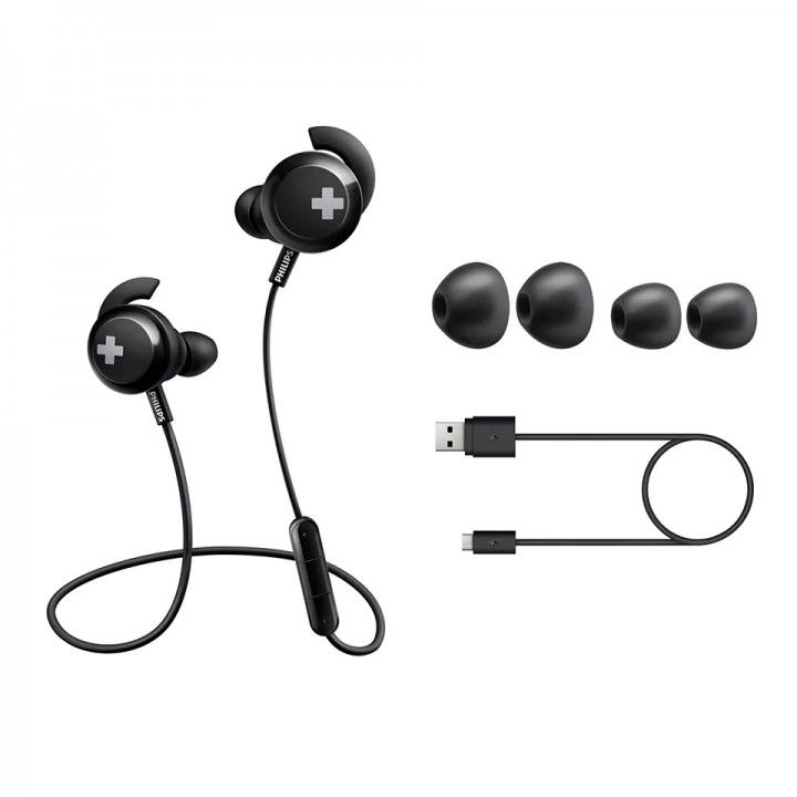 PHILIPS AUSCULTADORES S/ FIO BLUETOOTH PRETO