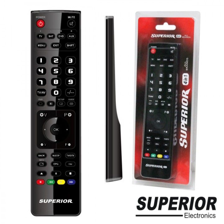 SUPERIOR COMANDO UNIVERSAL 4:1 SLIM SUJEITO A PROGRAM