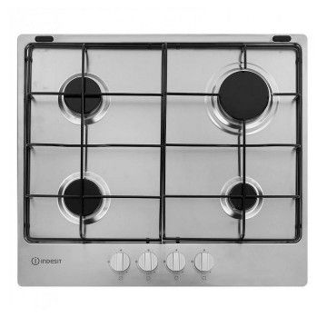 INDESIT PLACA 60CM 4GAS COMANDOS FRONTAIS INOX