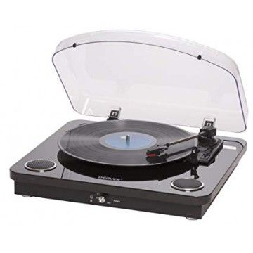 DENVER GIRA DISCOS 33/45/78RPM VINTAGE 5W BLACK