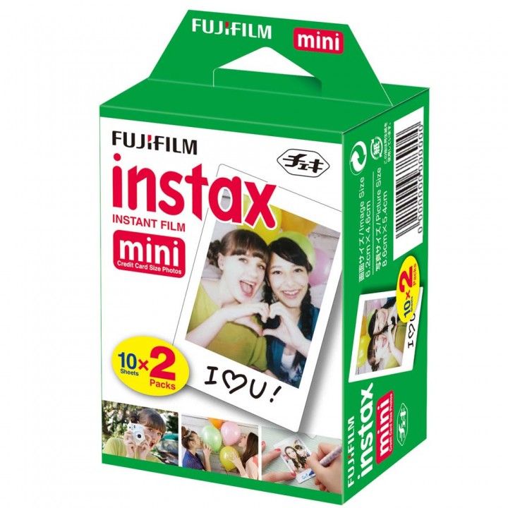 FUJIFILM PAPEL FOTOS PARA INSTAX MINI 2PK X 10FOLHAS