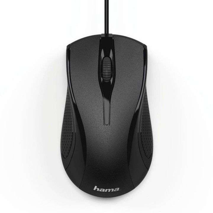 HAMA RATO MC200 C/FIO COMPACTO BLACK