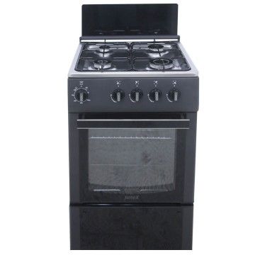 JUNEX FOGAO 50X50CM 4GAS BUT ESTUFA PRETO