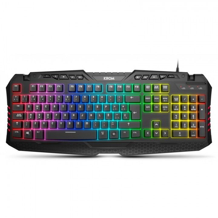 KROM TECLADO GAMING RGB LIGHTING