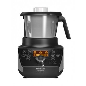 HOTPOINT ROBOT COZINHA TA�A 1,5LT 750W 10VELOC + PULSE INOX