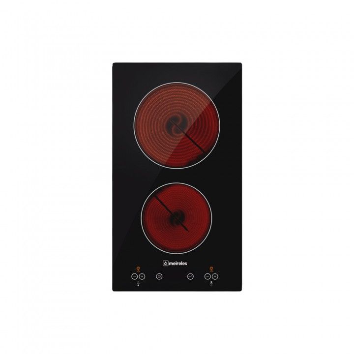 MEIRELES PLACA DOMINO VITROCERAMICO 30CM VIDRO BISELADO