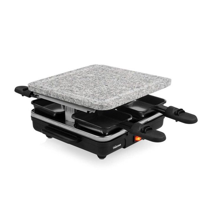 TRISTAR RACLETTE PEDRA 3 EM 1 600W 4PES 21X21CM