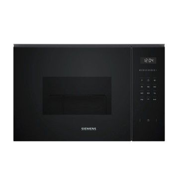 SIEMENS MICROONDAS INTEG 25LT VIDRO PRETO