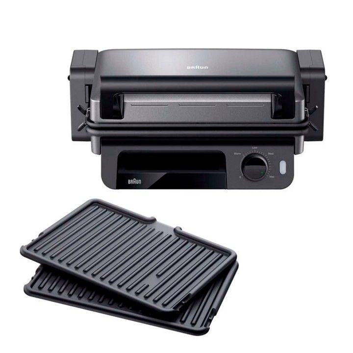 BRAUN GRELHADOR 2000W PLACAS REMOVIVEIS ANTI ADERENTE