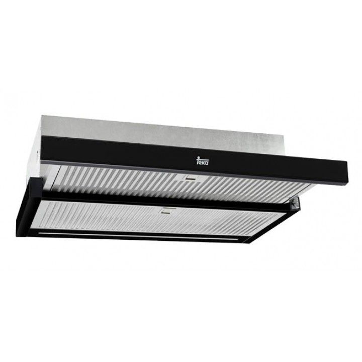 TEKA EXAUSTOR 60CM GAVETA 2VELOC+INTENS MAX 385M3/H PRETO A